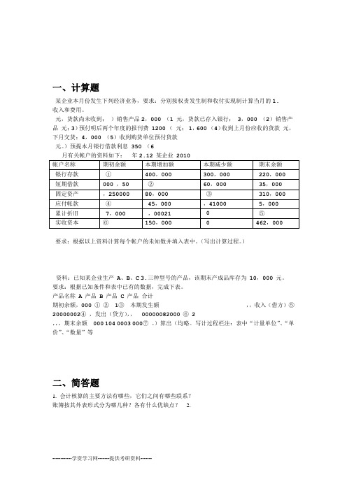 初级会计真题网盘(初级会计真题网盘下载)