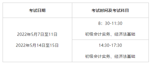 广东省初级会计考试时间2023(广东省初级会计考试时间2021)