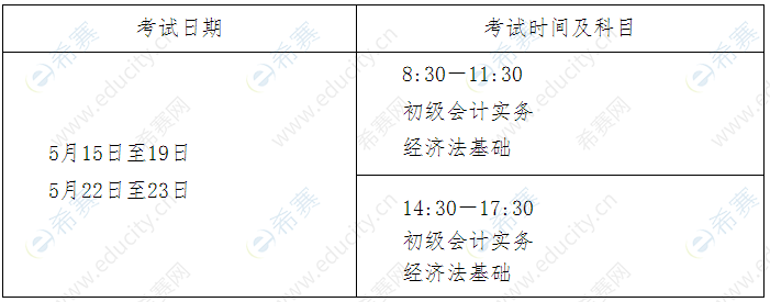 杭州初级会计考试时间2020(杭州初级会计考试时间2023准考证)