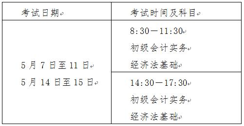 初级会计师2022年考试时间(初级会计师2022年报名时间及考试时间)