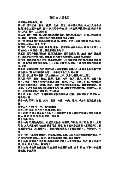 商标类别怎么查询(商标类别怎么查询的)