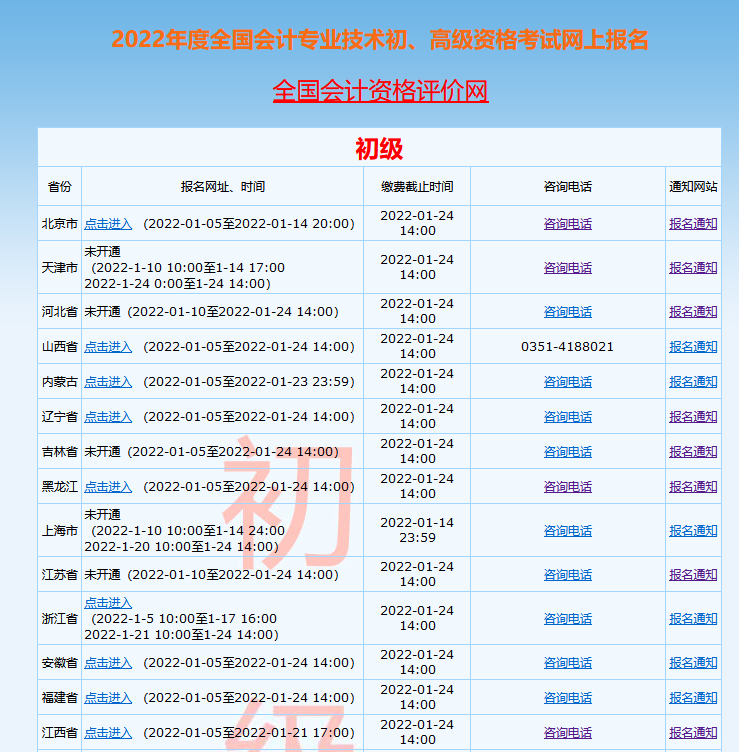 初会报名页面为什么进不去了(初级会计报名入口为什么进不去)