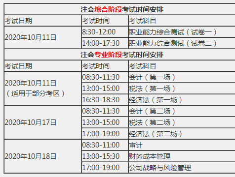 2022年会计考试时间表(2022年会计报考时间和考试时间)