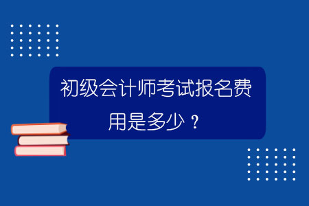 初级会计师报名多少钱?(初级会计师报名条件费要多少钱)