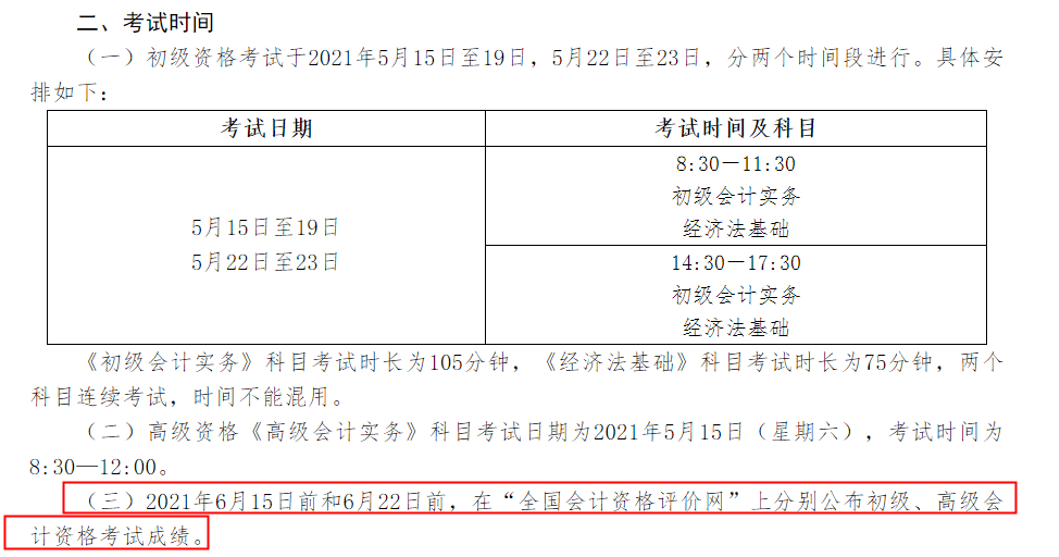 初级会计考试考试时间2021(初级会计考试考试时间2021下半年)