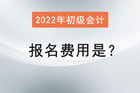 初级会计考试报名费用多少钱(初级会计考试报名费用多少钱啊)